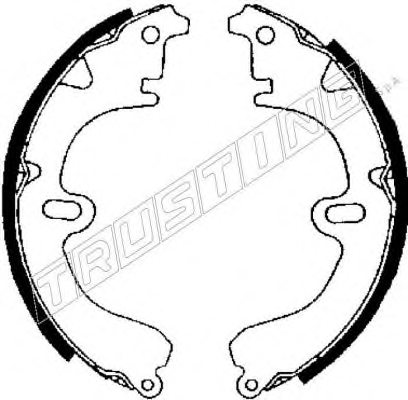 TRUSTING 7322 Brake Shoe Set